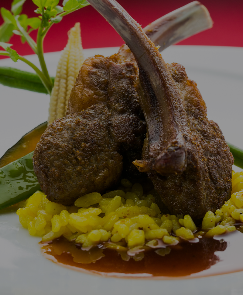 コース　メイン料理　肉