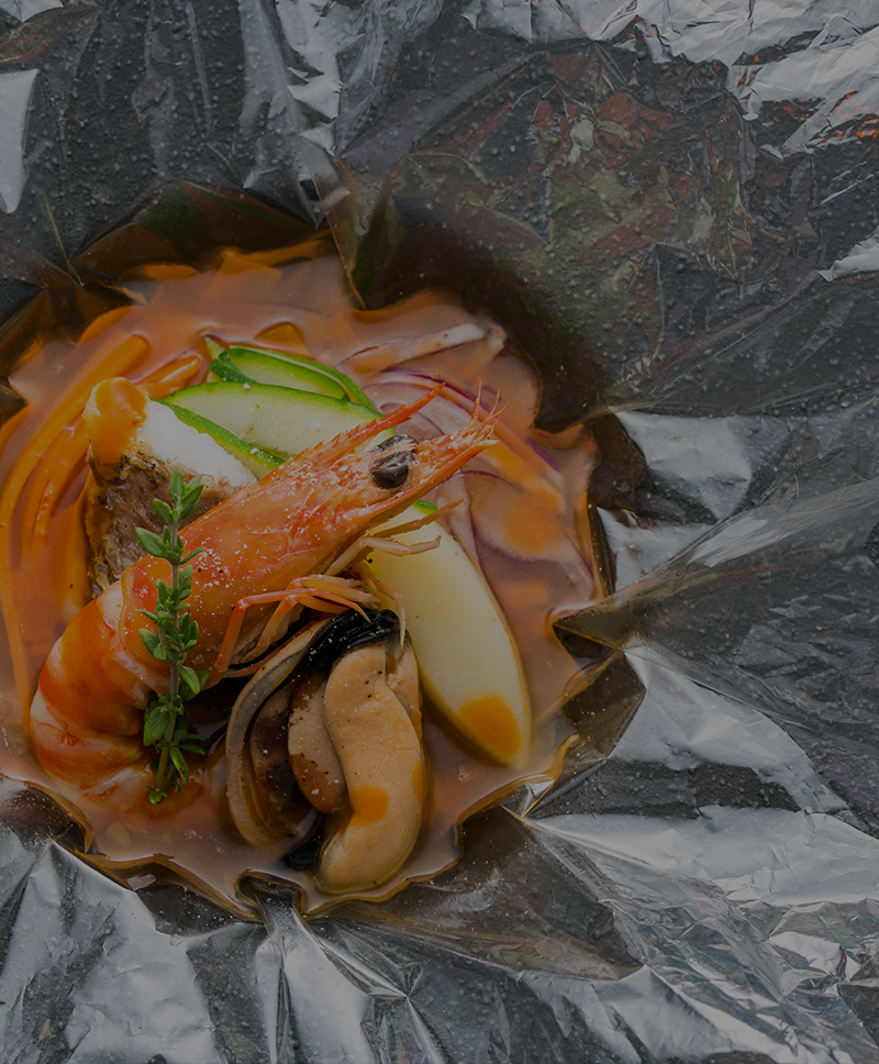 コース　メイン料理　海鮮