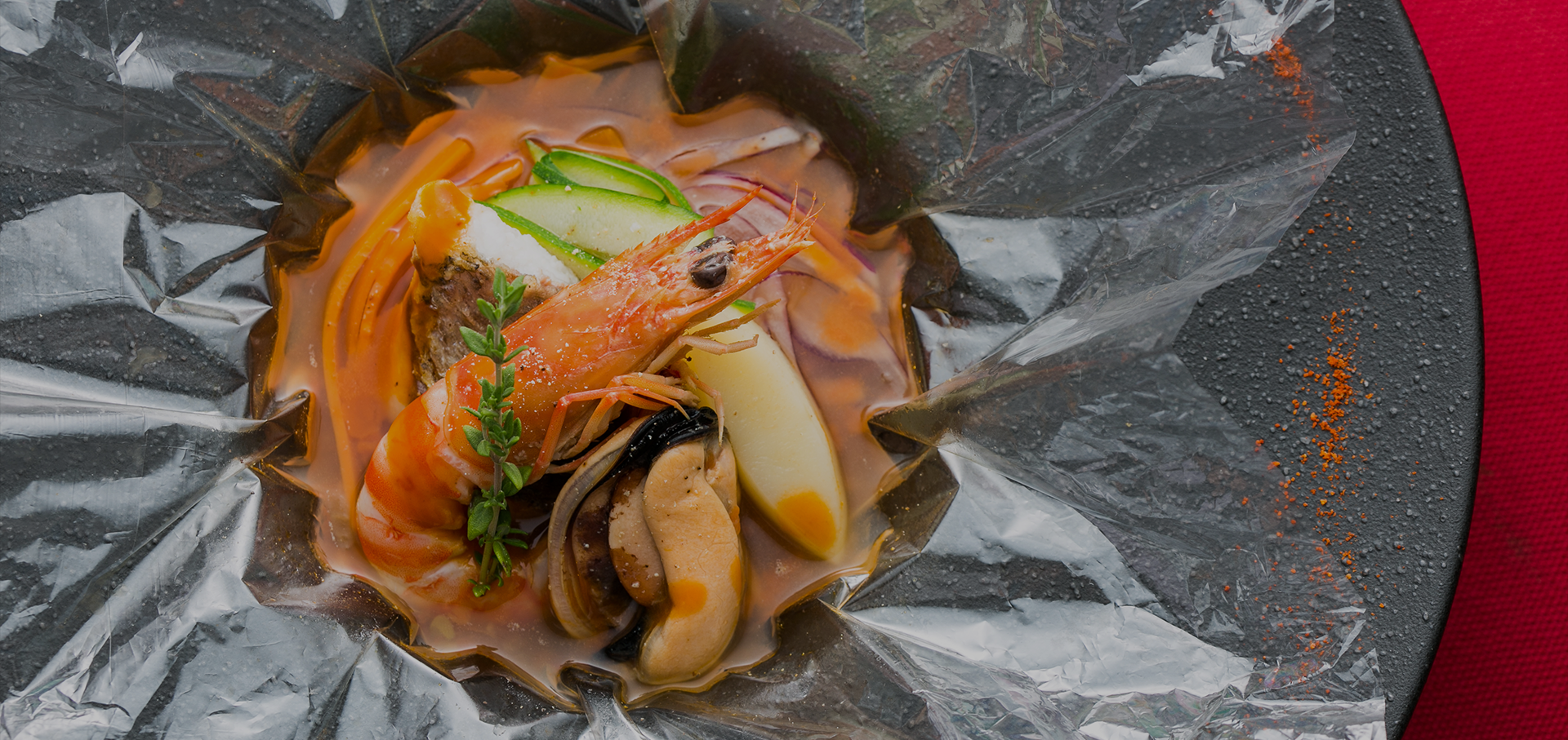 コース　メイン料理　海鮮